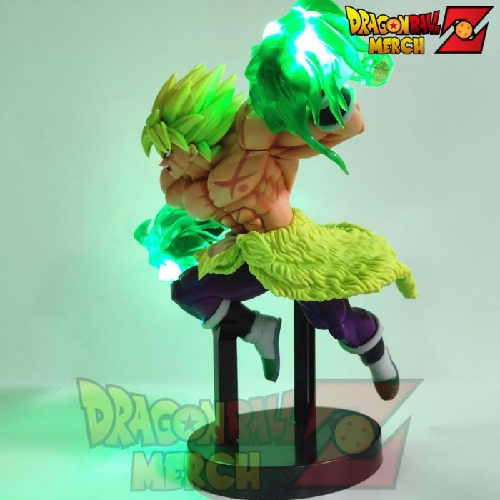 21Cm Dragon Ball Z Broly Led Effect Action Figures Toys