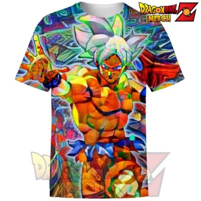 Abstract Goku Dragon Ball T-Shirt S