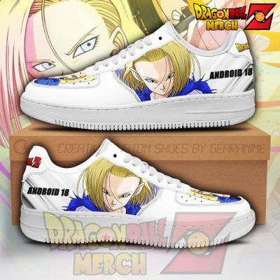 Android 18 Air Force Sneakers Custom Shoes Pt041 Men / Us6.5