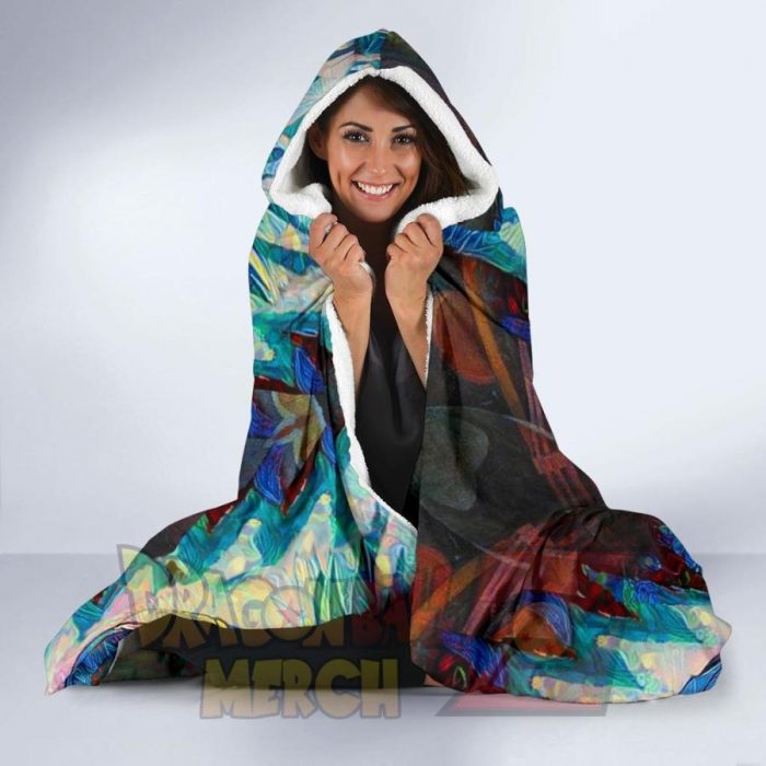 Blazing Vegeta Dbz Hooded Blanket