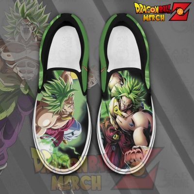 Broly Slip-On Shoes Dragon Ball Custom Anime Pn11 Men / Us6 Slip-On