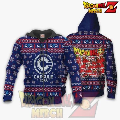 Capsule Ugly Christmas Sweater No.1 Zip Hoodie / S All Over Printed Shirts