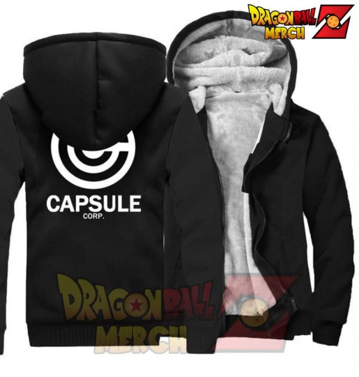 Dbz Capsule Corp Fleece Jacket Black / S