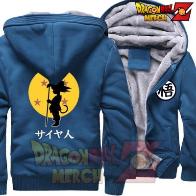Dbz Goku Kid Fleece Jacket Blue / S
