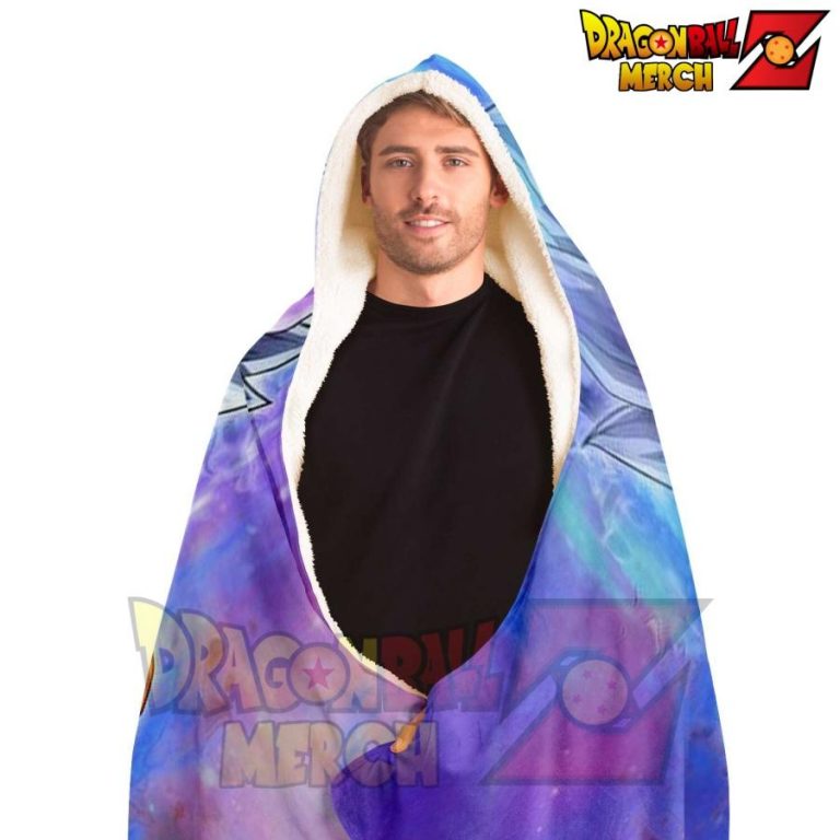 Gogeta Blue 3D Hooded Blanket Dragon Ball Z Store