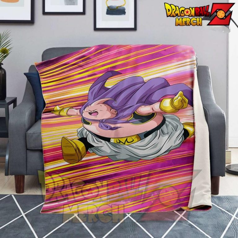 Vegeta Blue Evolution Micro Fleece Blanket Dragon Ball Z Merch