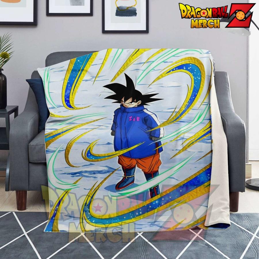 New Goku Micro Fleece Blanket Dragon Ball Z Merch