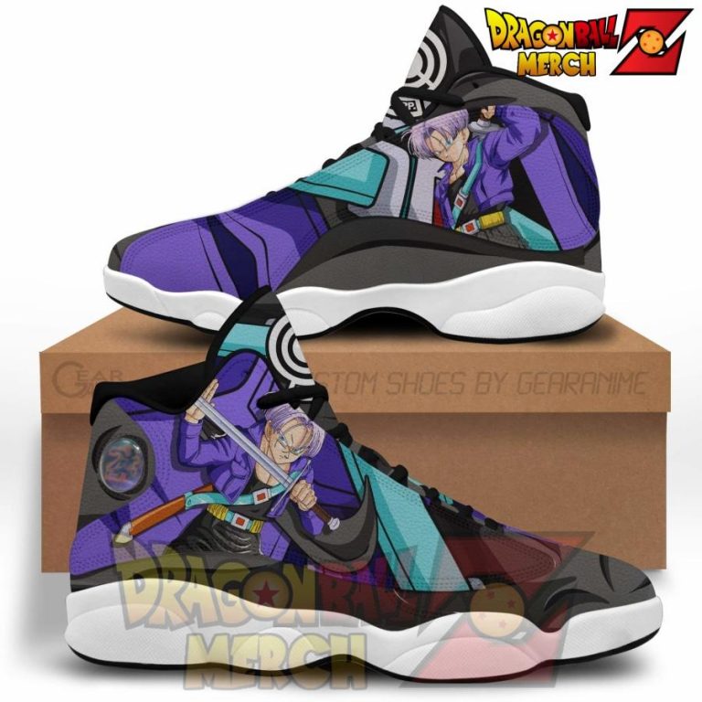 Dragon Ball Future Trunks Jordan 13 Shoes Costume Anime