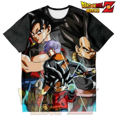 Dragon Ball Gt Goku Vegeta Trunks T-Shirt 3D Xs T-Shirt