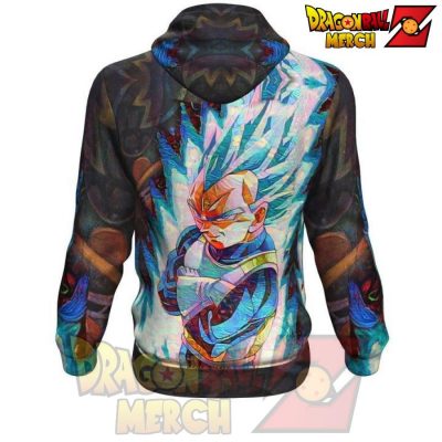 Dragon Ball Z Hoodie Jumper top DBZ Goku Vegeta Funny Fancy Gift Fan Art Hoody