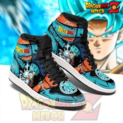 Dragon Ball Z Goku Blue Jordan Sneakers 