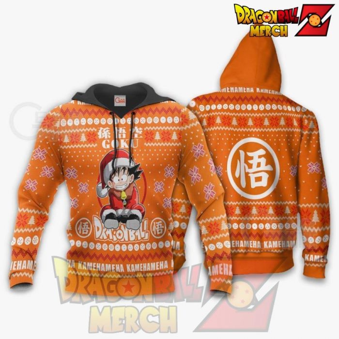 Dragon Ball Z Goku Kid Ugly Christmas Sweater Hoodie / S All Over Printed Shirts