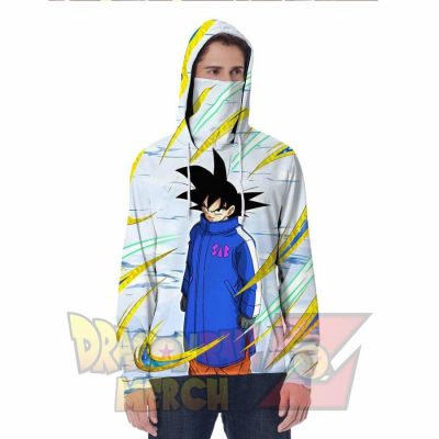Dragon Ball Z Goku New Hoodie With Face Mask S Fashion - Aop