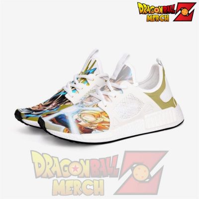 Dragon Ball Z Gotenks Fuse Custom Nomad Shoes 3 / White Mens