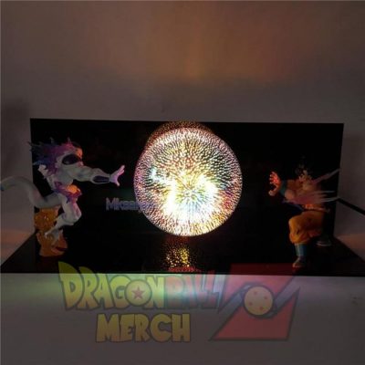 Dragon Ball Z Son Goku Vs Freeza Led Light Table Lamp 1 / Eu Plug