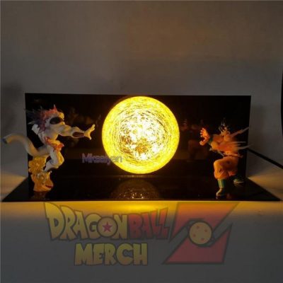 Dragon Ball Z Son Goku Vs Freeza Led Light Table Lamp 2 / Eu Plug