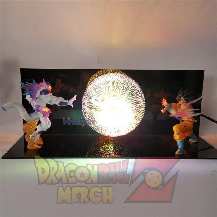 Dragon Ball Z Son Goku Vs Freeza Led Light Table Lamp