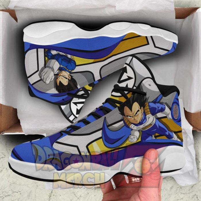 Dragon Ball Z Vegeta Uniform Jordan 13 Sneakers Shoes Jd13