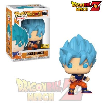 Funko Pop!! Dragon Ball Z Super Ssgss Goku Blue #668