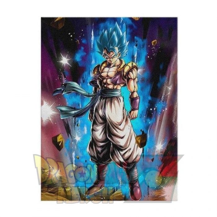 Gogeta Blue Canvas Poster Painting 50X70Cm (No Frame) / Painting Only