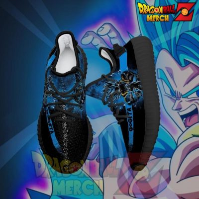 Gogeta Blue Yeezy Shoes Silhouette No.3