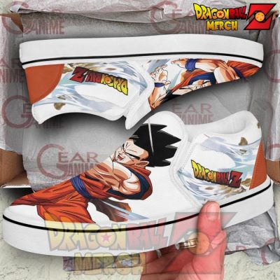 Gohan Slip-On Shoes Dragon Ball Custom Anime Pn11 Slip-On