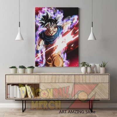 Goku Ultra Instinct Poster Canvas