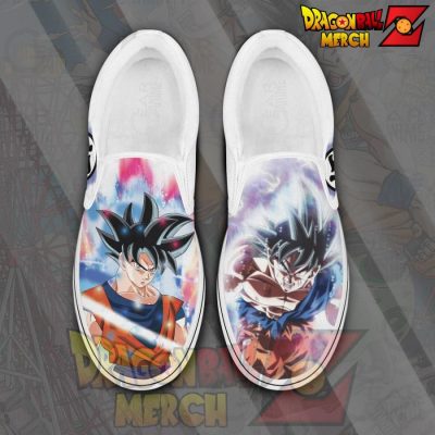Goku Ultra Instinct Slip-On Shoes Dragon Ball Custom Anime Pn11 Men / Us6 Slip-On