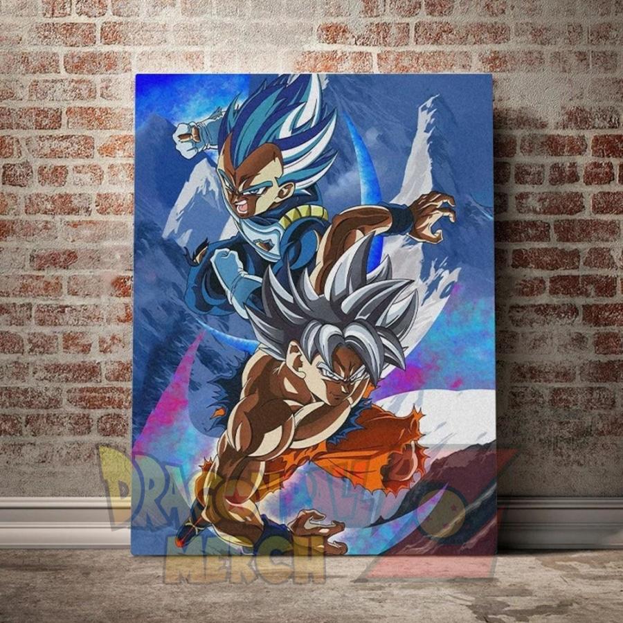 YourCanvas, Goku Ultra Instinct x Vegeta Ssj Blue, Dragon Ball Z, Super  Anime