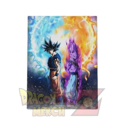 Goku Vs Beerus Canvas Painting 20X30Cm Unframed