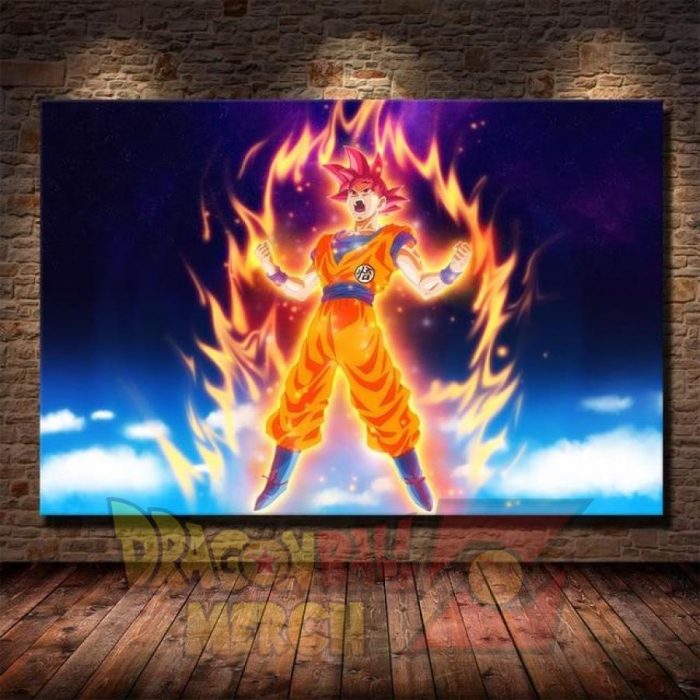 Home Decor Prints Goku Painting Nordic Style 2021 20X30Cm No Framed / Yf306-10