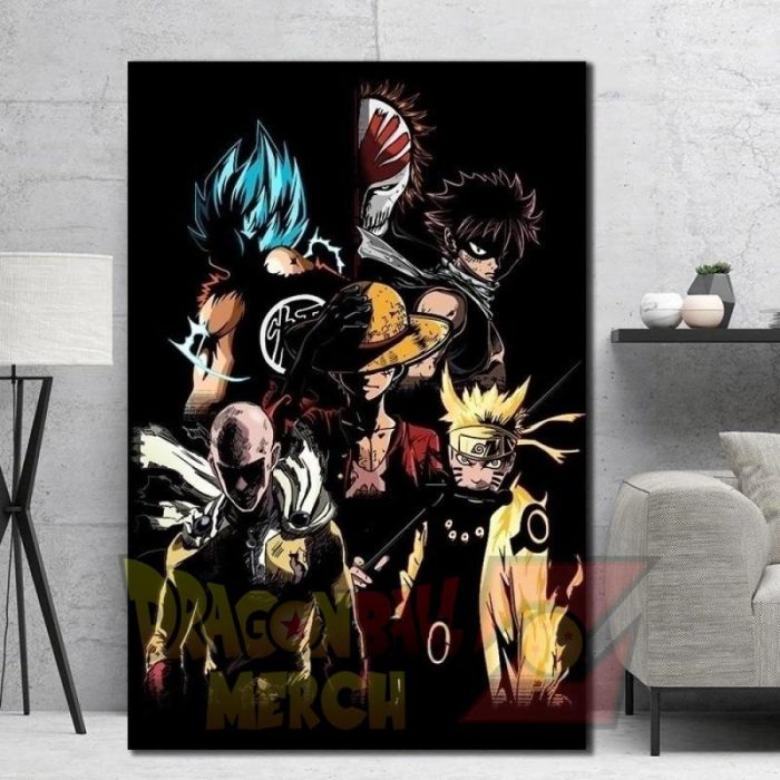 Japan Anime Cartoon Characters Poster Canvas Painting