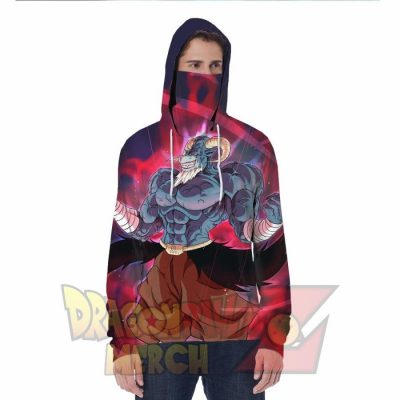 Moro Power Hoodie With Face Mask Fashion - Aop