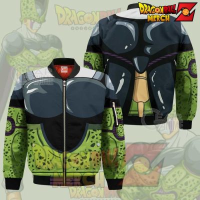 Perfect Cell Dragon Ball Costume Anime Hoodie Shirt Bomber Jacket / S All Over Printed Shirts