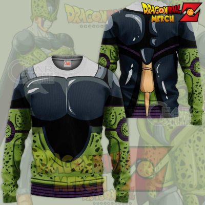 Perfect Cell Dragon Ball Costume Anime Hoodie Shirt Sweater / S All Over Printed Shirts