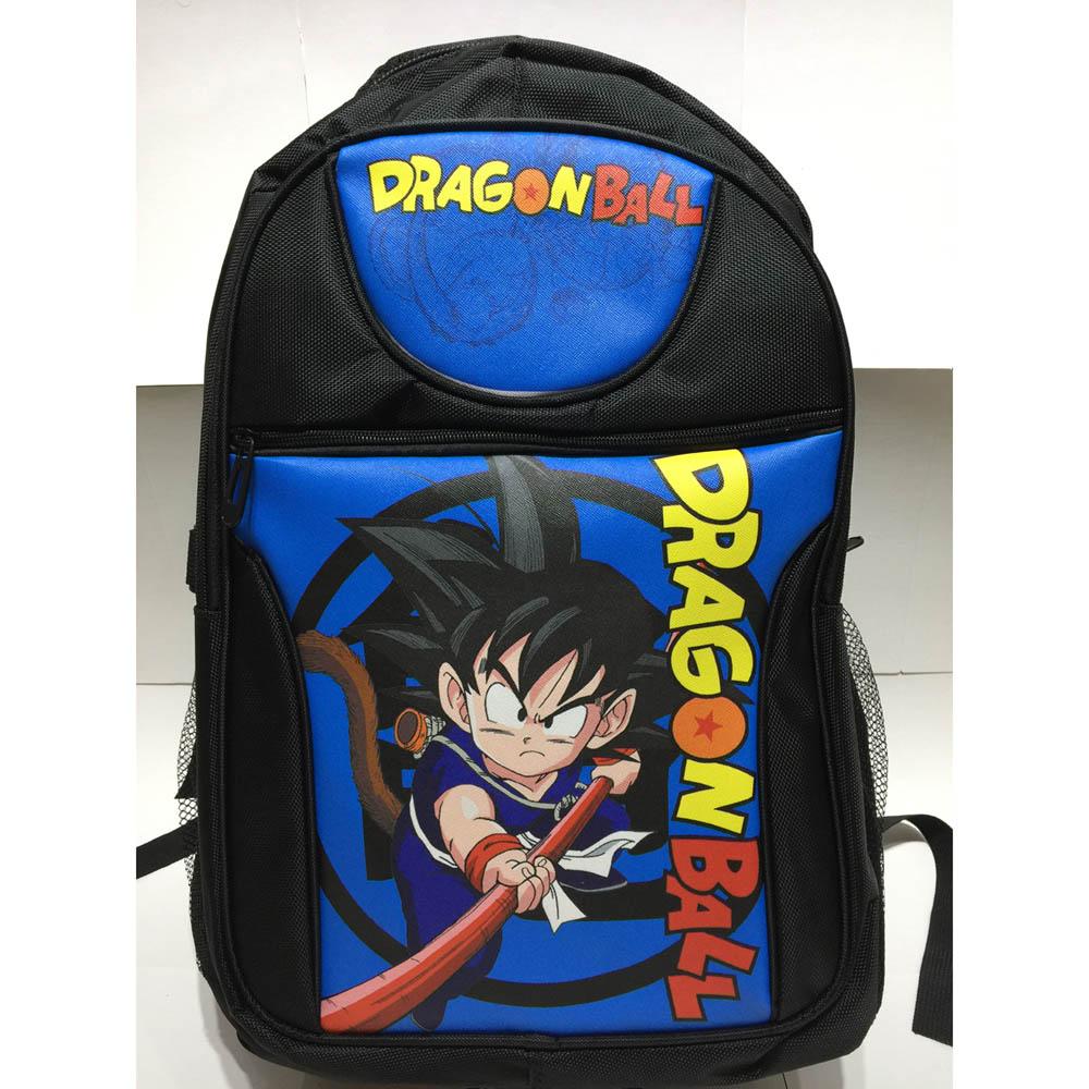 Dragon Ball Z Backpack Goku Fighting Stance Backpack Laptop School Travel  Backpack Black