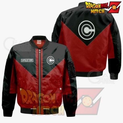 Red Capsule Corp Uniform Hoodie Jacket Bomber / S All Over Printed Shirts