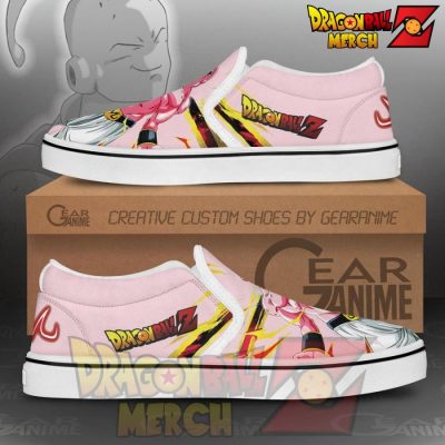 Skinny Majin Buu Slip-On Shoes Dragon Ball Custom Anime Pn11 Slip-On