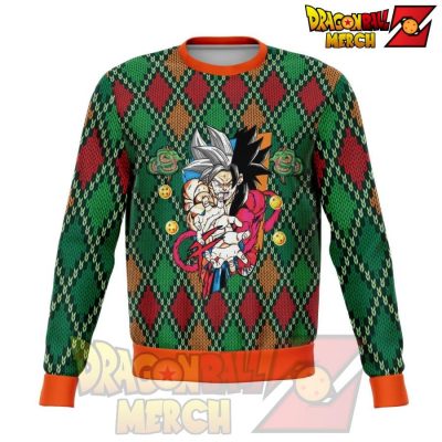 Ssj4 Goku Premium Ugly Christmas Sweater S