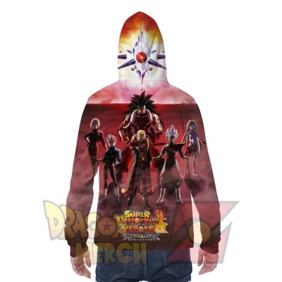 Super Dragon Ball Heroes Hoodie With Face Mask Fashion - Aop
