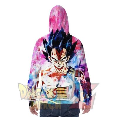 Vegeta Battle Hoodie With Face Mask Fashion - Aop