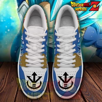 Vegeta Blue Low Sneakers Dragon Ball Supers Anime Shoes Fan Gift Idea Mn07