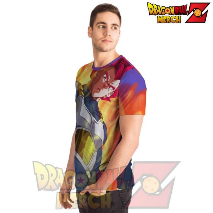 Vegeta God T-Shirt 3D Design No.2 T-Shirt