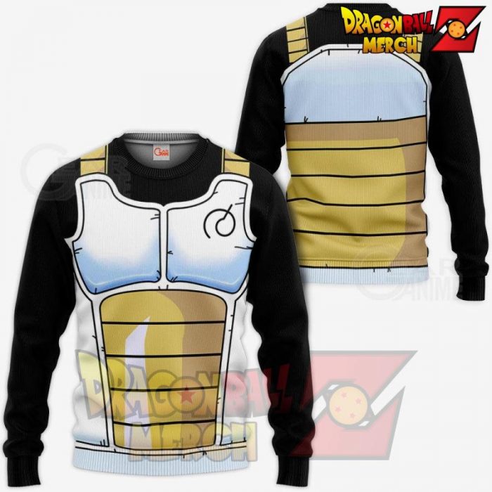 Vegeta Saiyan Battle Armor Dragon Ball Super Apparel Sweater / S All Over Printed Shirts