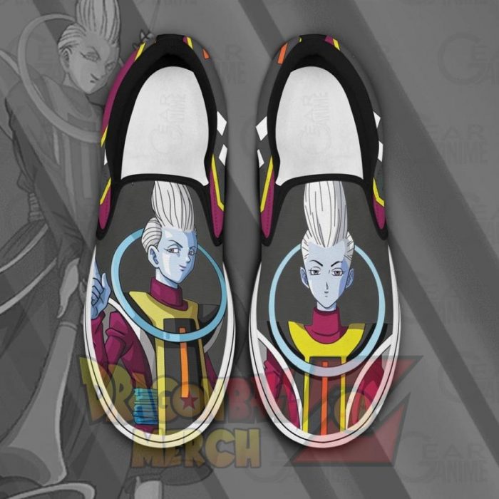 Whis Slip-On Shoes Dragon Ball Custom Anime Pn11 Men / Us6 Slip-On