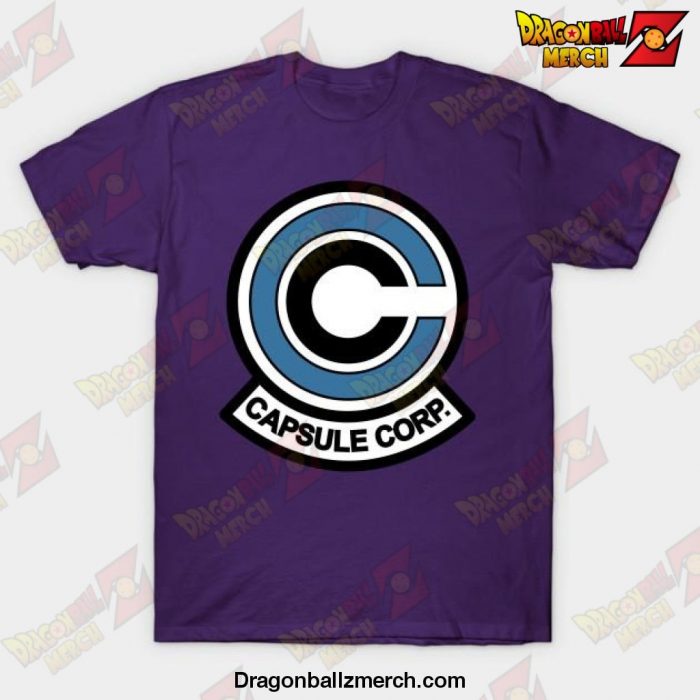 Capsule Corp Logo T-Shirt Purple / S