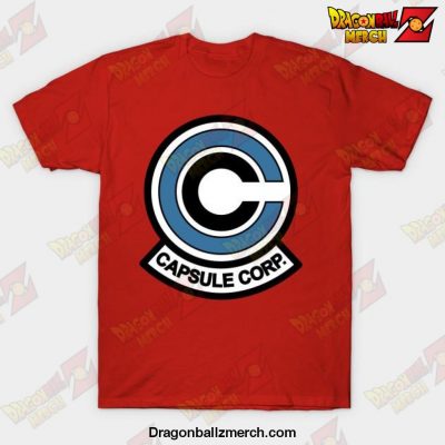 Capsule Corp Logo T-Shirt Red / S