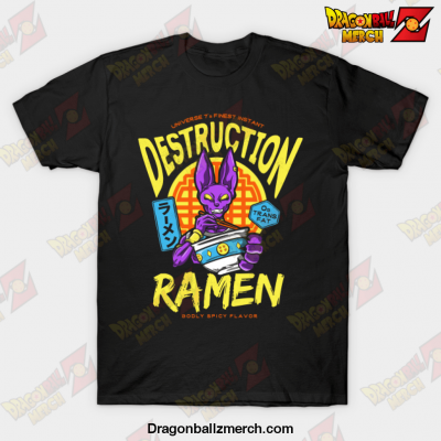 Destruction Ramen T-Shirt Black / S