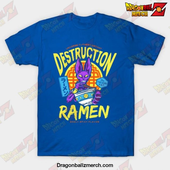 Destruction Ramen T-Shirt Blue / S