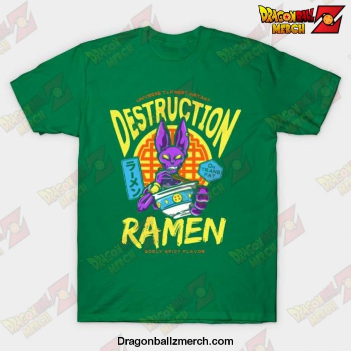 Destruction Ramen T-Shirt Green / S
